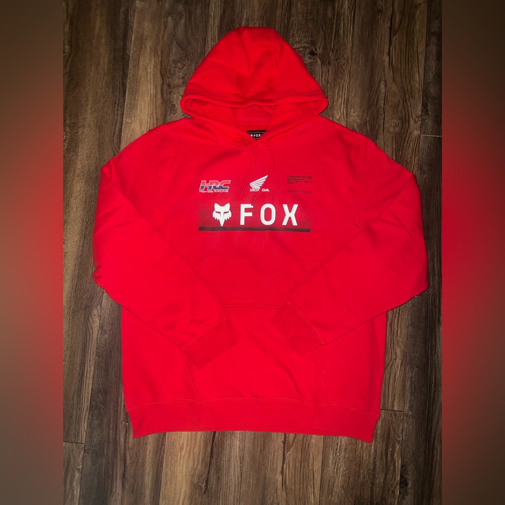 NWT Men’s Size XL Fox Racing Pullover Fleece Hoodie.